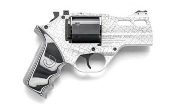 Chiappa White Rhino 30DS, .357 Magnum, 4", Skin Laser, Fiber Optic Sights