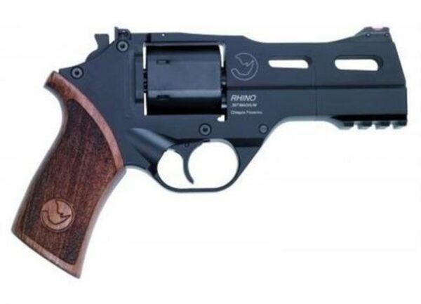 Chiappa Rhino 40DS 9mm, 4", 6rd, Black, Adj. Sights
