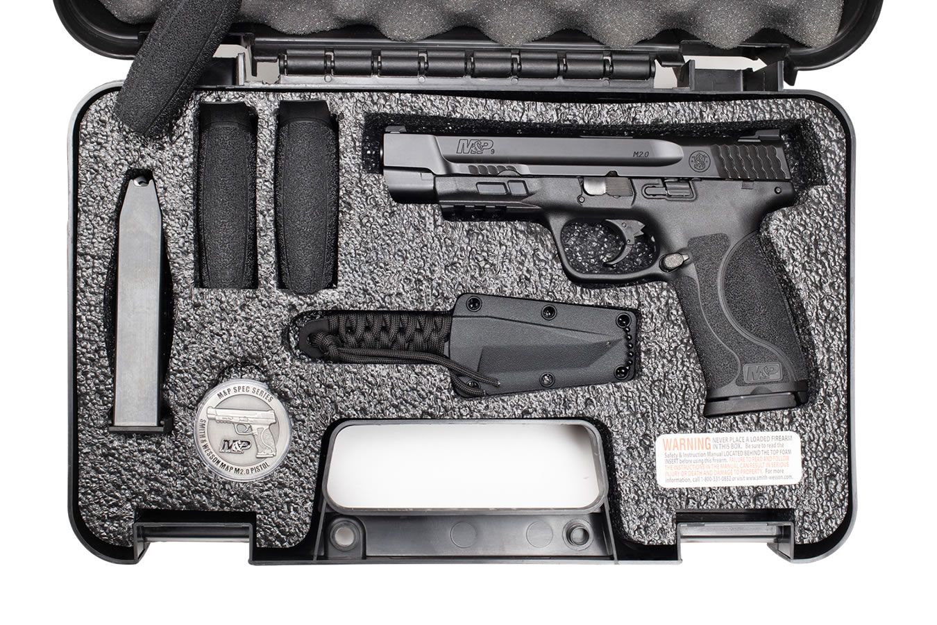 MP9 M2.0 9mm Spec Series Pistol Kit with Night Sights, Knife and Challenge Coin - Firearms | The Gun Shop