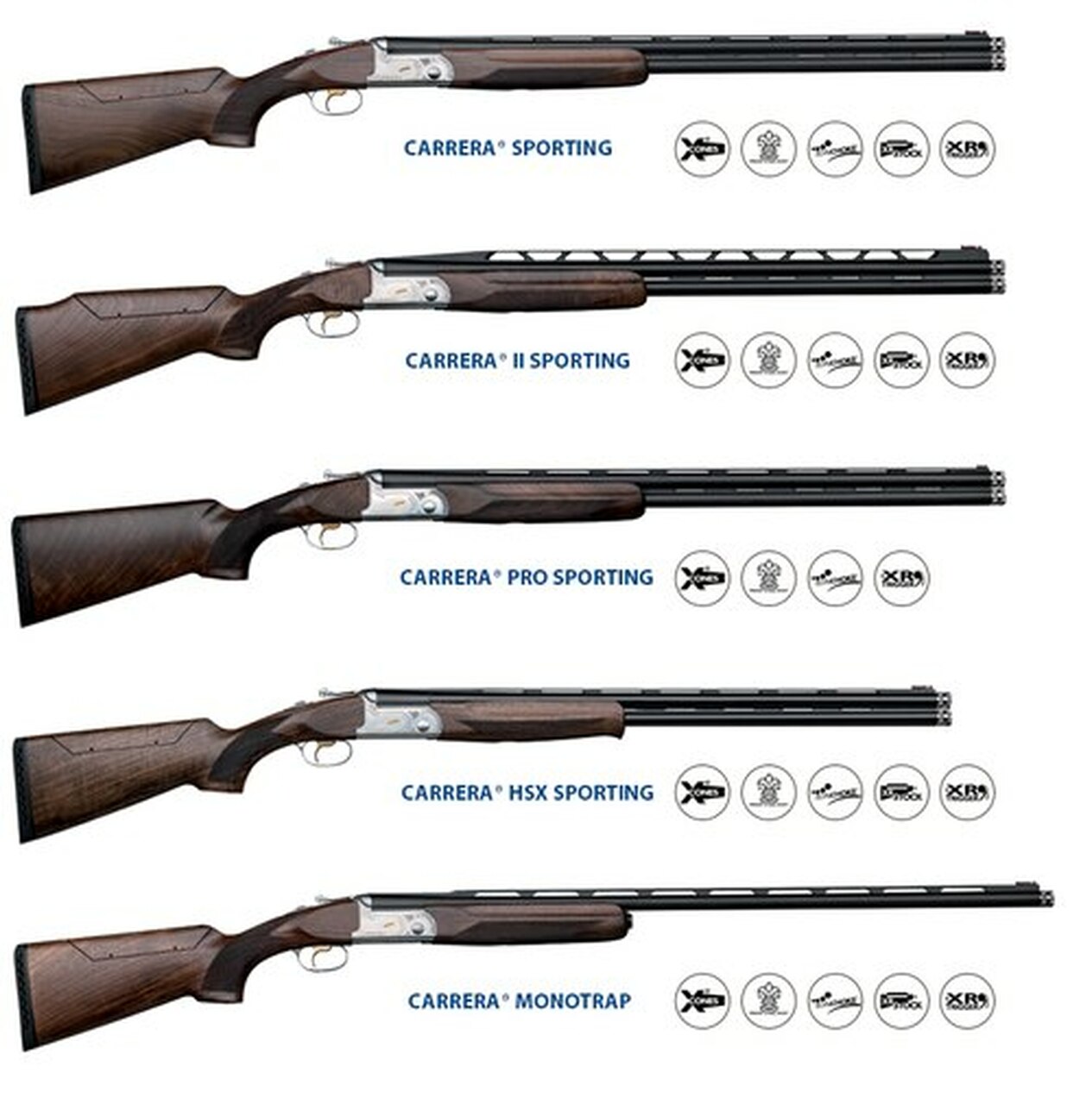 F.A.I.R. Carrera II Sporting 12 Ga, 30" Barrel, 5 TC (Xp70) Chokes