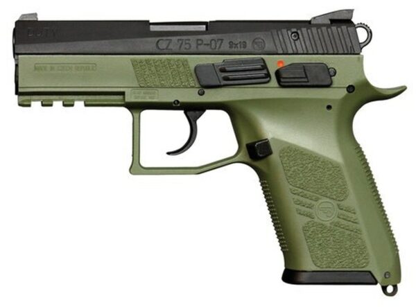 CZ P-07, 9mm, 3.75" Barrel, 10rd, Tritium Night Sights, OG Green