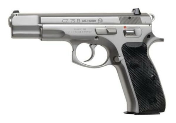 CZ 75 B 9mm polished stainless - 10 rd mags