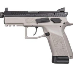 CZ P-07 9mm,, , Urban Grey Frame, Black Slide, Suppressor Ready, NS,, 10 rd
