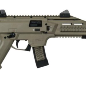 CZ Scorpion Evo 3 S1 Pistol, Flat Dark Earth, 9mm, 1/2x28 Threads,, , 10 rd