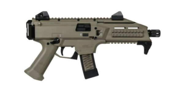 CZ Scorpion Evo 3 S1 Pistol, Flat Dark Earth, 9mm, 1/2x28 Threads,, , 10 rd