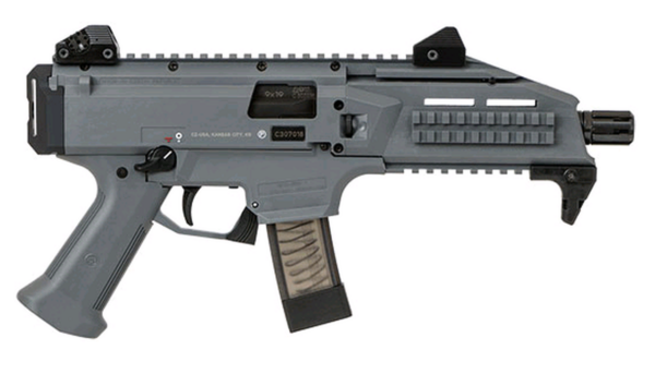 CZ Scorpion EVO 3 S1 9mm, Battleship Grey, 1/2X28 Threads, 10rd Mags