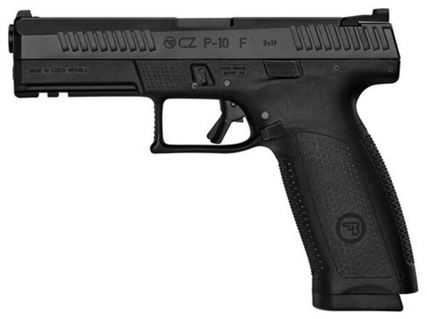 CZ P-10 Full Size, 9mm, 4.5" Barrel, 10rd, Night Sights, Black
