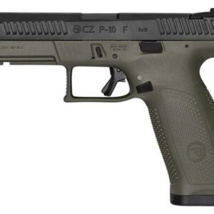 CZ P-10 Full Size, 9mm, 4.5" Barrel, 10rd, Night Sights, OD Green