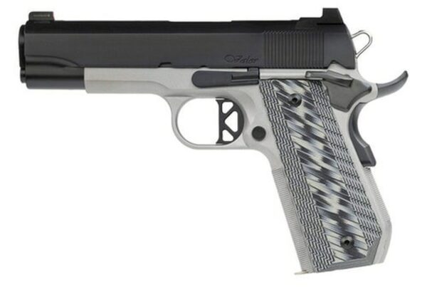 Dan Wesson V-Bob .45 ACP, 4.25" Barrel, Tritium Front, Serrated Rear, 2-Tone, 8rd