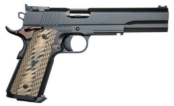 Dan Wesson Kodiak 10mm, 6.03" Barrel, Brown G10 Grips, Duty Black Slide, 8rd