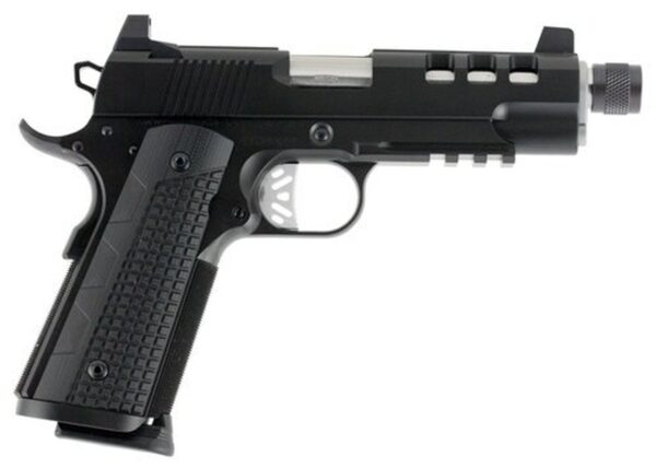 Dan Wesson Discretion Commander, 45 ACP, 5", 8rd, G10 Grips, Black SS