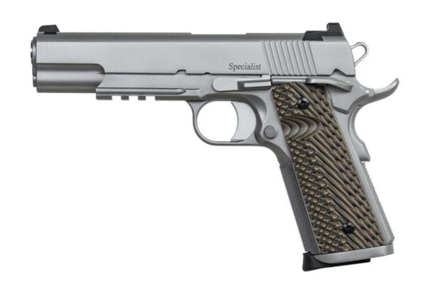 Dan Wesson Specialist Commander 45 ACP, SS, Tactical Tritium 8RD Mags