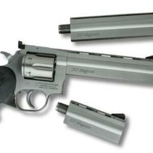 Dan Wesson, 715, Double Action/Single Action Full Size Revolver, 357 Magnum, 4" Barrel, Steel Frame, Stainless Finish, Rubber Grips, AS 6Rd
