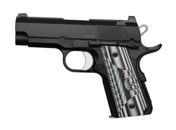 Dan Wesson ECO 1911 Compact 9mm, 3.5" Barrel, Night Sights, G10 Grips, 7rd Mag