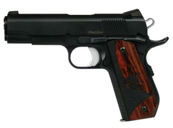 Dan Wesson DW Guardian SAO 9mm 4.25" Barrel, Wood Grip Black, 9rd
