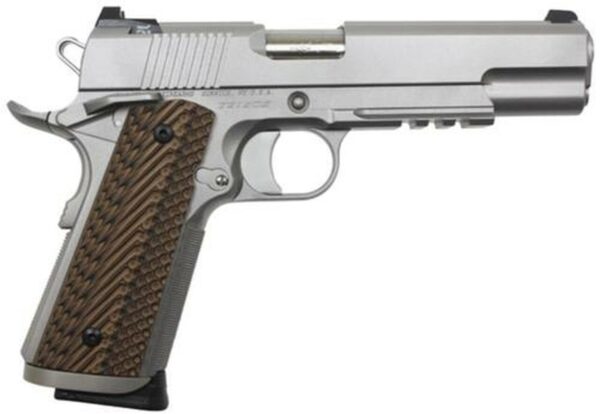 Dan Wesson Specialist 45 ACP, 5" Barrel, Stainless Stell, G-10 VZ II Grips, Night Sights