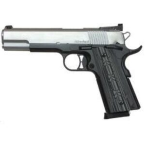 Dan Wesson Silverback 45 ACP, Stainless/Black Two Tone, Bomar Style Target Night Sights, 8rd Mags