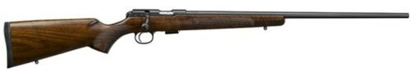 CZ 457 American 22LR, 24.8" Barrel, Turkish Walnut, Black, 5rd