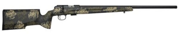 CZ 457 Varmint Precision Trainer 22 LR, 16.50" Camo Fixed Manners Stock Black Right Hand, 5 rd