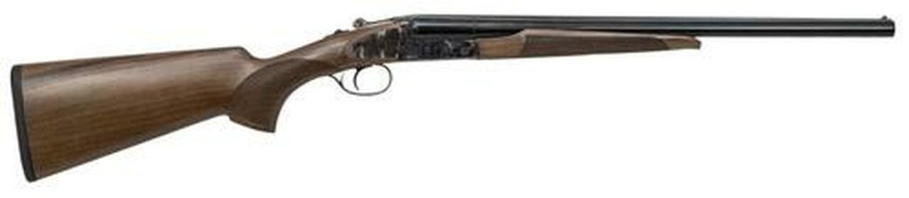 CZ Sharp-Tail Coach, 12 Gauge, 3" Chamber, 20" Barrel, Color Case Hardened Finish, Walnut Stock, 2 Rounds