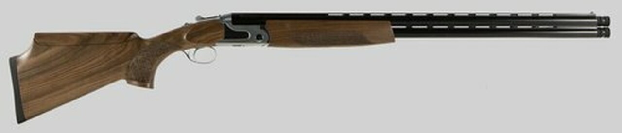 CZ Southpaw Sterling Over/Under 12 Ga 30" 3" Turkish Walnut Stock Silver