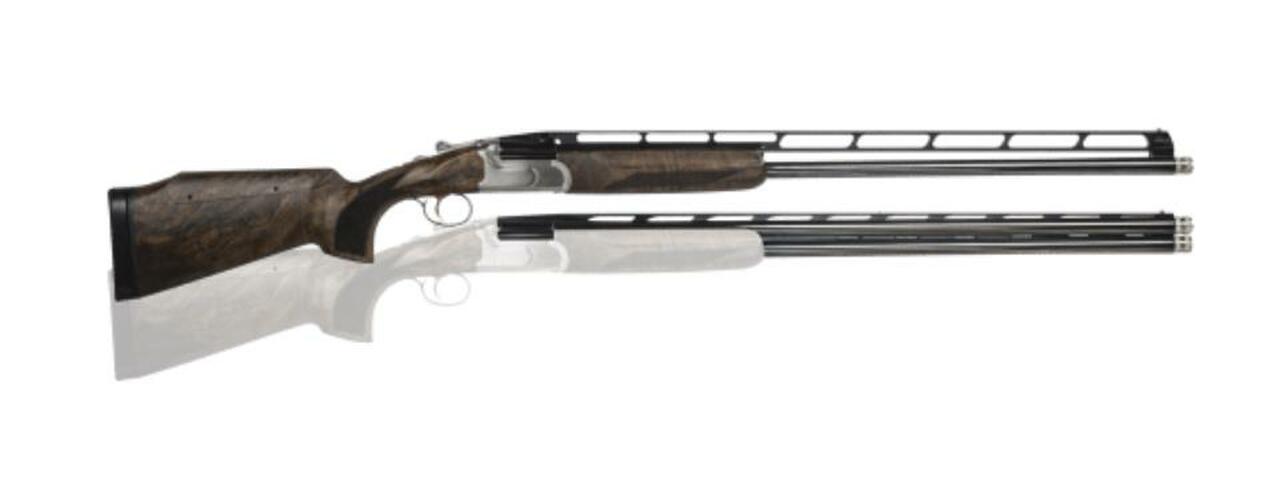 CZ, All-American Trap Combo, 12 Gauge, 3" Chamber, 32" Barrel, Silver Finish, Walnut Stock, 2 Rounds