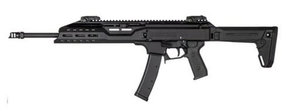 CZ, Scorpion Carbine 9mm, 16" Barrel, Black, Magpul Stock Grip and Flip Up Sights, 35rd