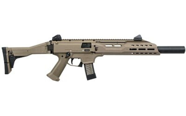 CZ Scorpion EVO 3 S1 Carbine, 9mm, Faux Suppressor, 16" Barrel, Flat Dark Earth, USA Assembled, 10rd