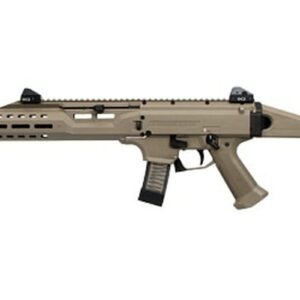 CZ Scorpion EVO 3 S1 Carbine, 9mm, Faux Suppressor, 16" Barrel, Flat Dark Earth, USA Assembled, 10rd
