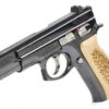 CZ 75B 45TH Anniversary DA/SA, Full Size, 9mm, 4.6" Barrel, Steel Frame, High Gloss Blued Finish, Wood Grips, 16Rd, Swappable Safety/Decocker, Night Sights