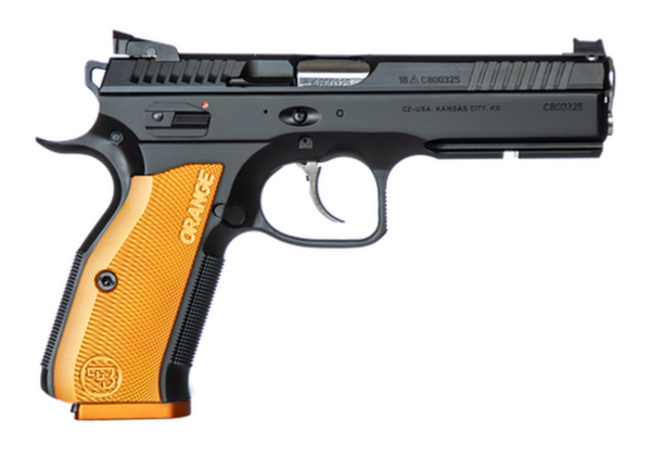 CZ SHADOW II ORANGE 9mm 4.9" Barrel Aluminum Grips 17RD Mag