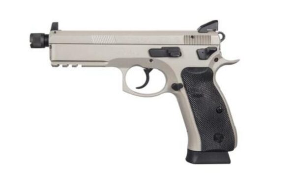 CZ 75 SP-01 Tactical 9mm, Urban Grey, Suppressor Ready, Trtium NS,, , 18 rd