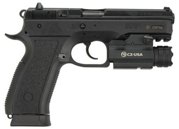 CZ 75 SP-01 Phantom 9mm Black 4.6" Barrel, Rail Mount Tac Light18rd Mag