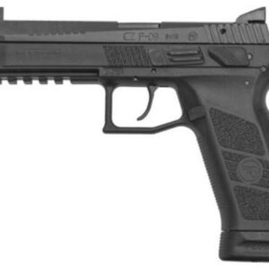 CZ P-09 SR 9mm, Black, 21rd, Night Sights, Threaded Barrel