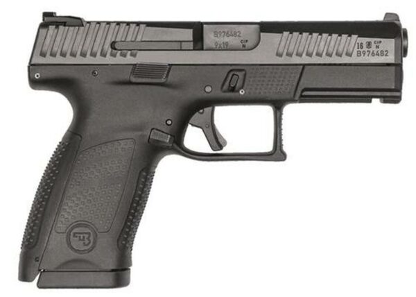CZ P-10 Compact 9mm, 4",, , Black Nitride, 15 rd
