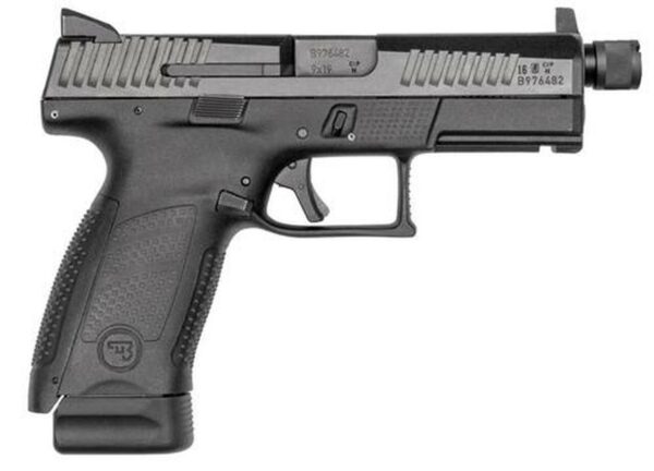 CZ P-10 Compact 9mm, 4.6", 15rd, Black, Suppressor Ready