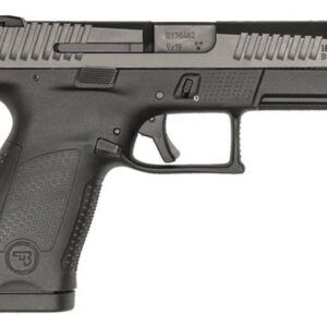 CZ P-10 C, 9mm, 4" Barrel, 15rd, Fixed Sights, Black