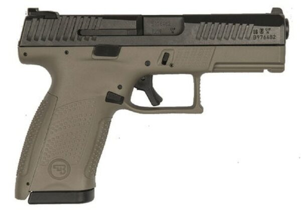 CZ P-10 C, 9mm, 4" Barrel, 15rd, Fixed Sights, Flat Dark Earth
