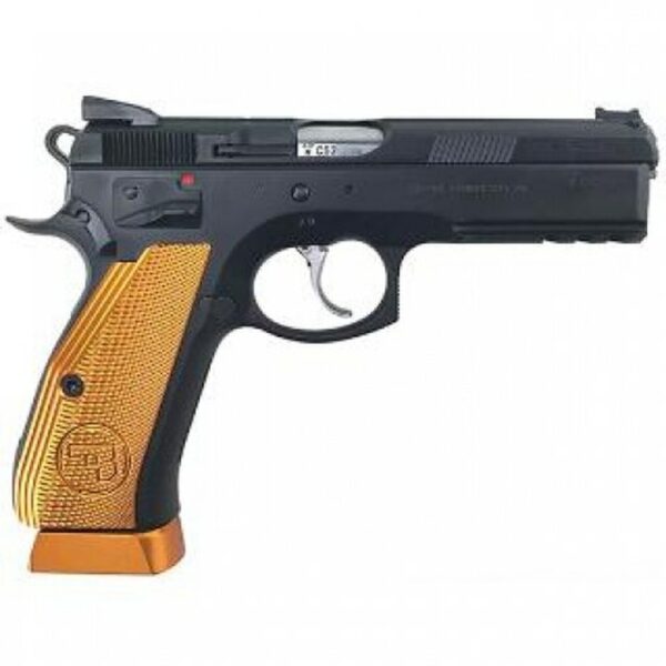 CZ Custom SP-01 Shadow Orange, 9mm, 4.6" Barrel, 17rd, Orange Grips/Black