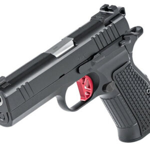 Dan Wesson DWX Single Action Only,Compact, 9mm, 4" Barrel, Aluminum Frame, Black, Aluminum Grips, 15Rd, Ambidextrous Safety, Front Night Sight Blacked Out Rear Sights, No Rail