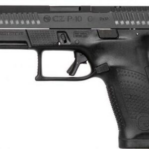 CZ USA P-10 C, 9mm, Optics Ready, 15rd, Orange Outline Front Night Sight, Black Rear Sight