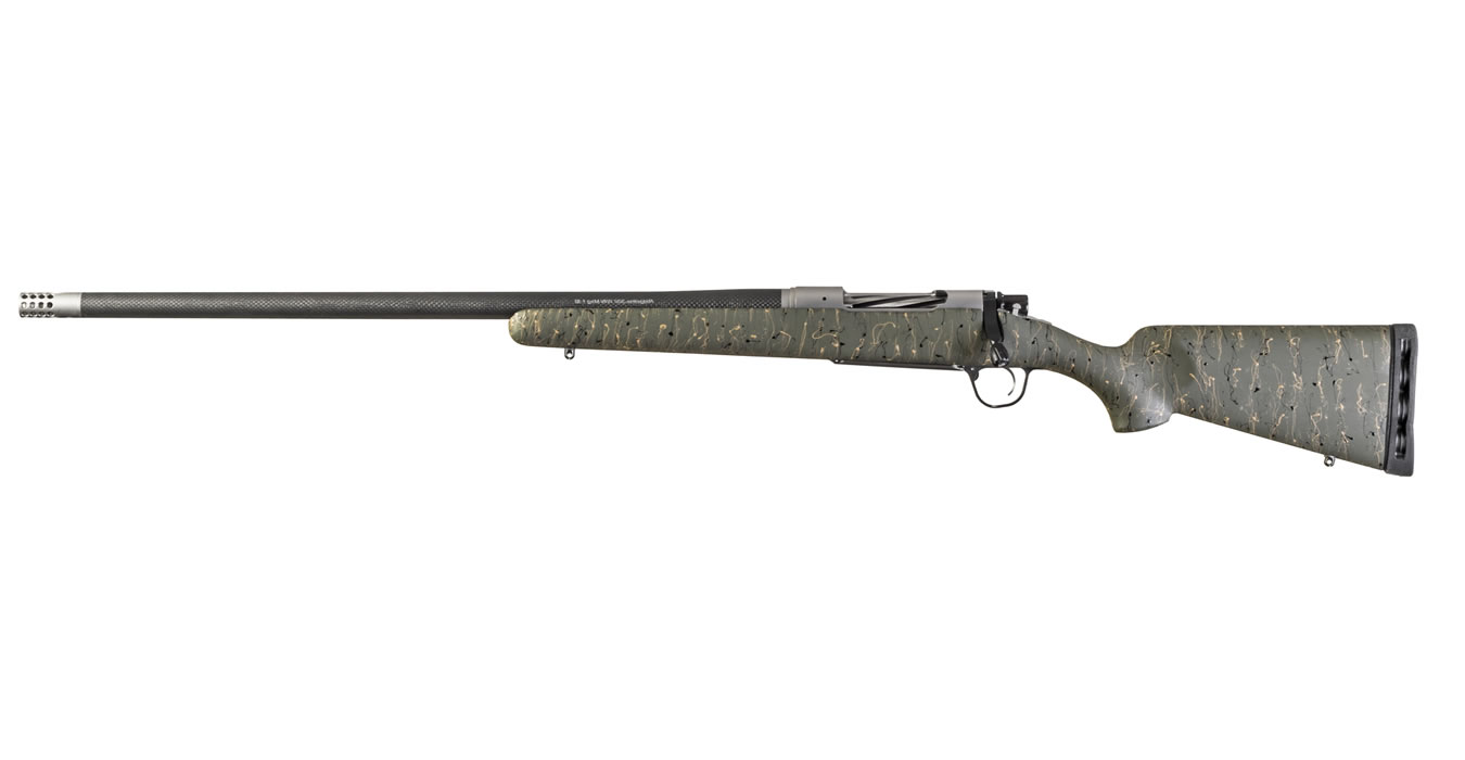 Ridgeline 6.5 Creedmoor Bolt-Action Rifle with Green, Black and Tan Stock (Left Handed Model) - Bolt-Action Rifles | The Gun Shop