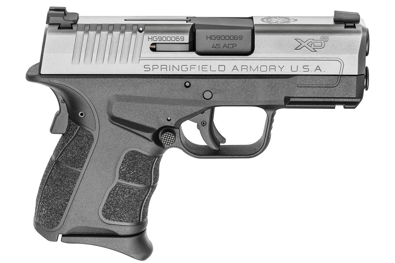 XDS Mod.2 3.3 Single Stack 45 ACP Pistol with Stainless Slide and Tritium Front Sight