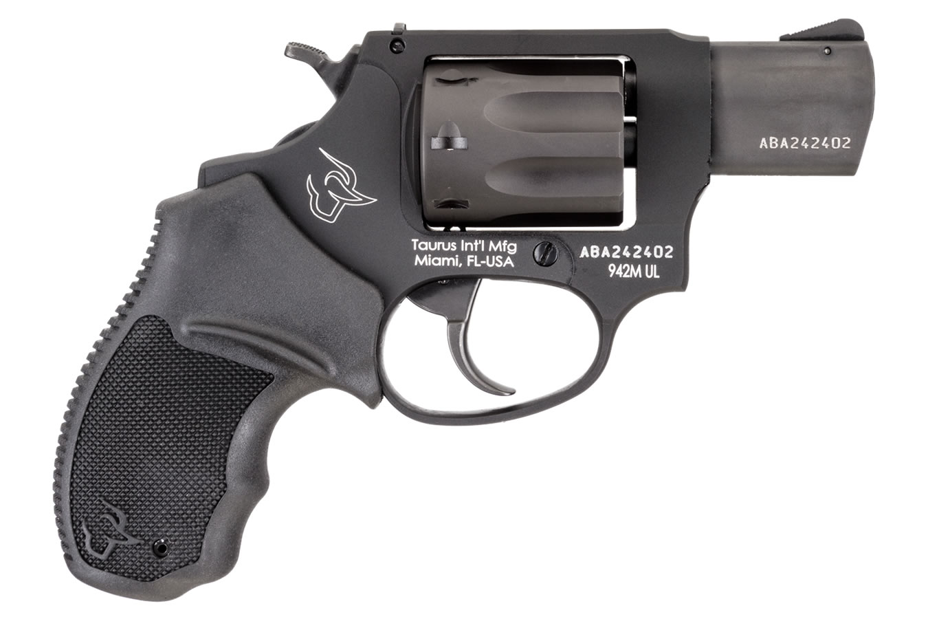 942 Ultralite 22WMR Rimfire Revolver with 2 Inch Barrel and Matte Black Finish