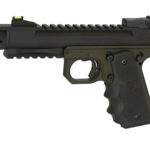Volquartsen Scorpion .22, 4.5" Barrel, OD Green Frame, Black Hogue Grip