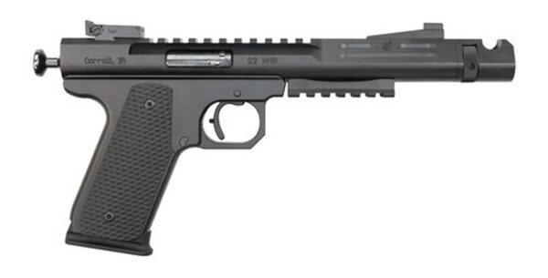 Volquartzen Scorpion .22 Win Mag, Target Sights, VZ Grips, Compensator, Black Nitride,