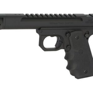Volquartsen Scorpion Open Model .22 LR, 4.5" Barrel, 1911 Style Frame, Compensator, Hogue Grips, Black