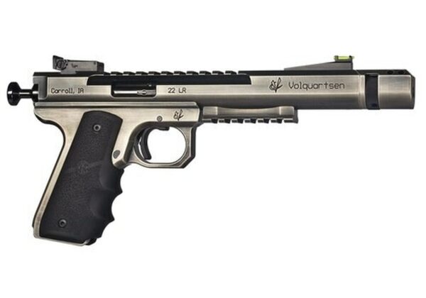 Volquartsen Scorpion .22 LR, 6" Barrel, 1911 Style Target Frame, Battleworn Finish