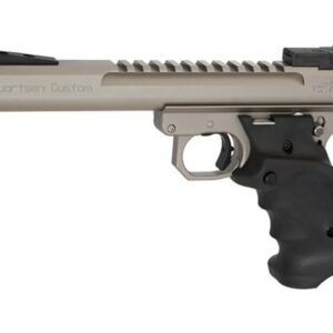 Volquartsen Scorpion .22 LR, 6" Barrel, Target 22 Style Frame, Volthane Grips, Target Sights, Silver
