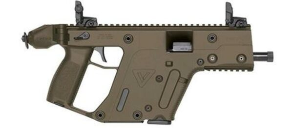 Kriss Super V Vector SDP Security Detail 45 ACP 5.5" Threaded Barrel Dark Earth Cerakote Finish 13rd